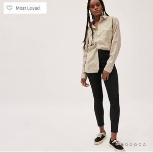 Everlane Black Authentic Stretch High-Rise Skinny Jeans